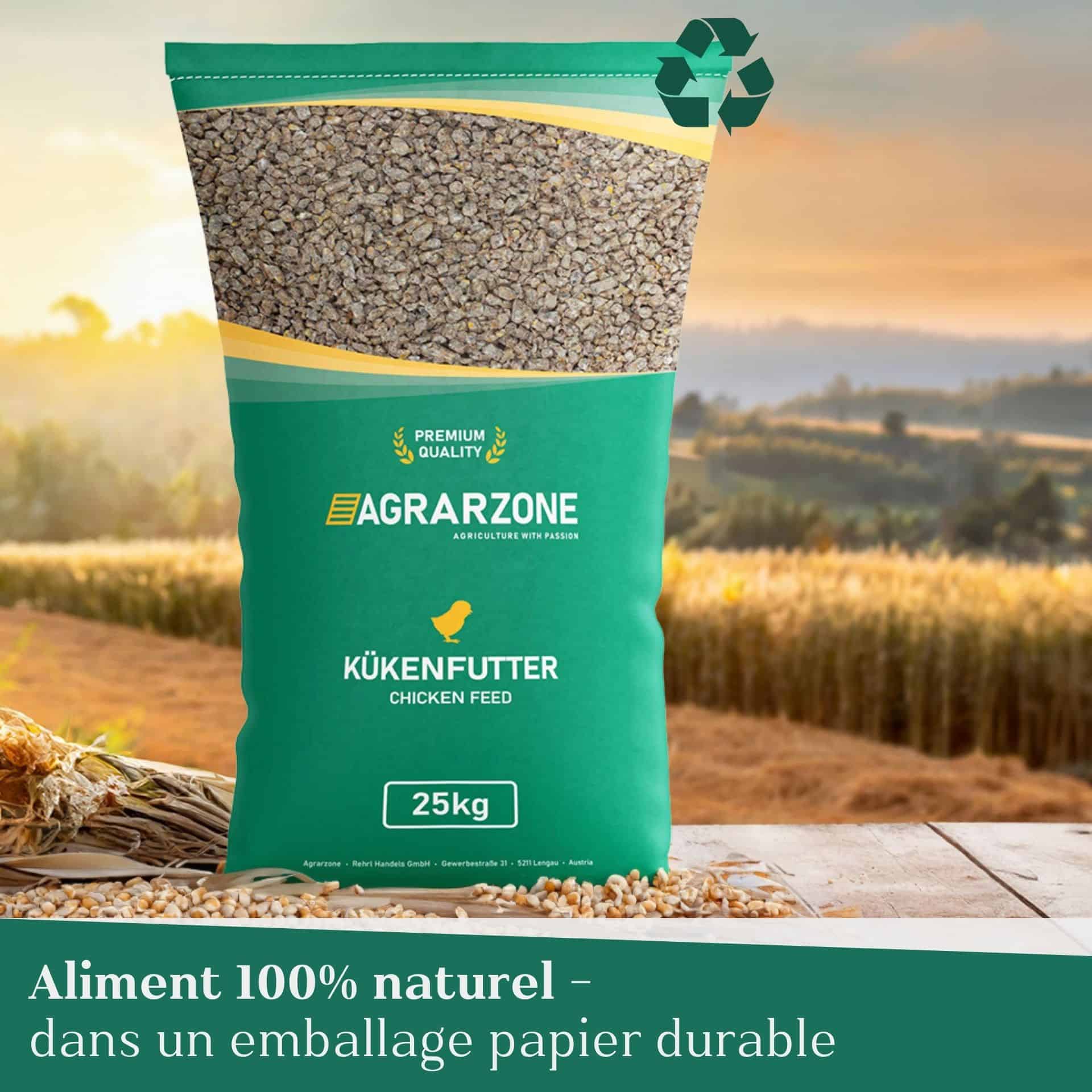 Nourriture Bio Agrarzone pour poussins en pellets 25 kg