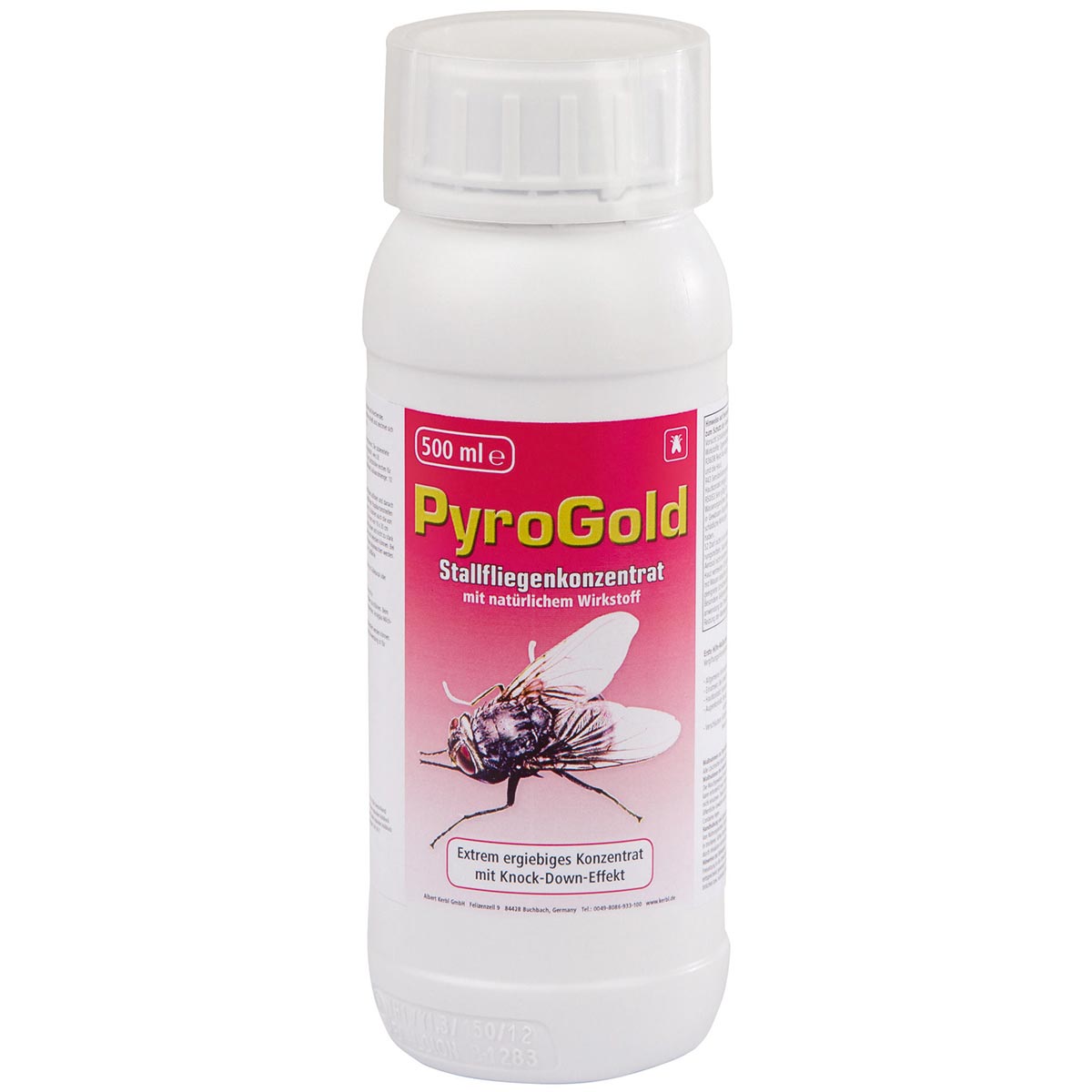 Insecticide concentré pour mouches d'étable Cit PyroGold 500 ml