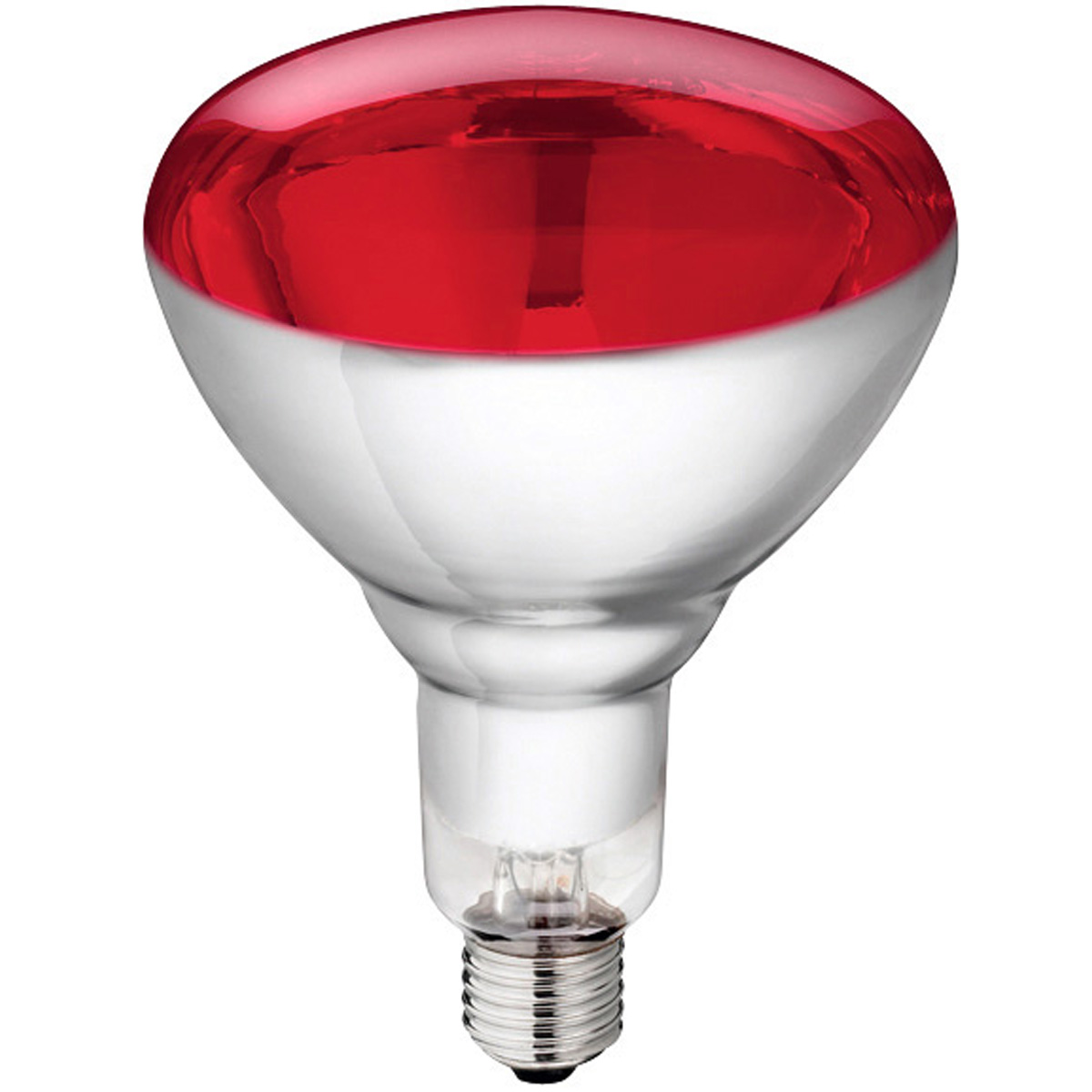 Lampe Philips en verre dur  rouge 150 W