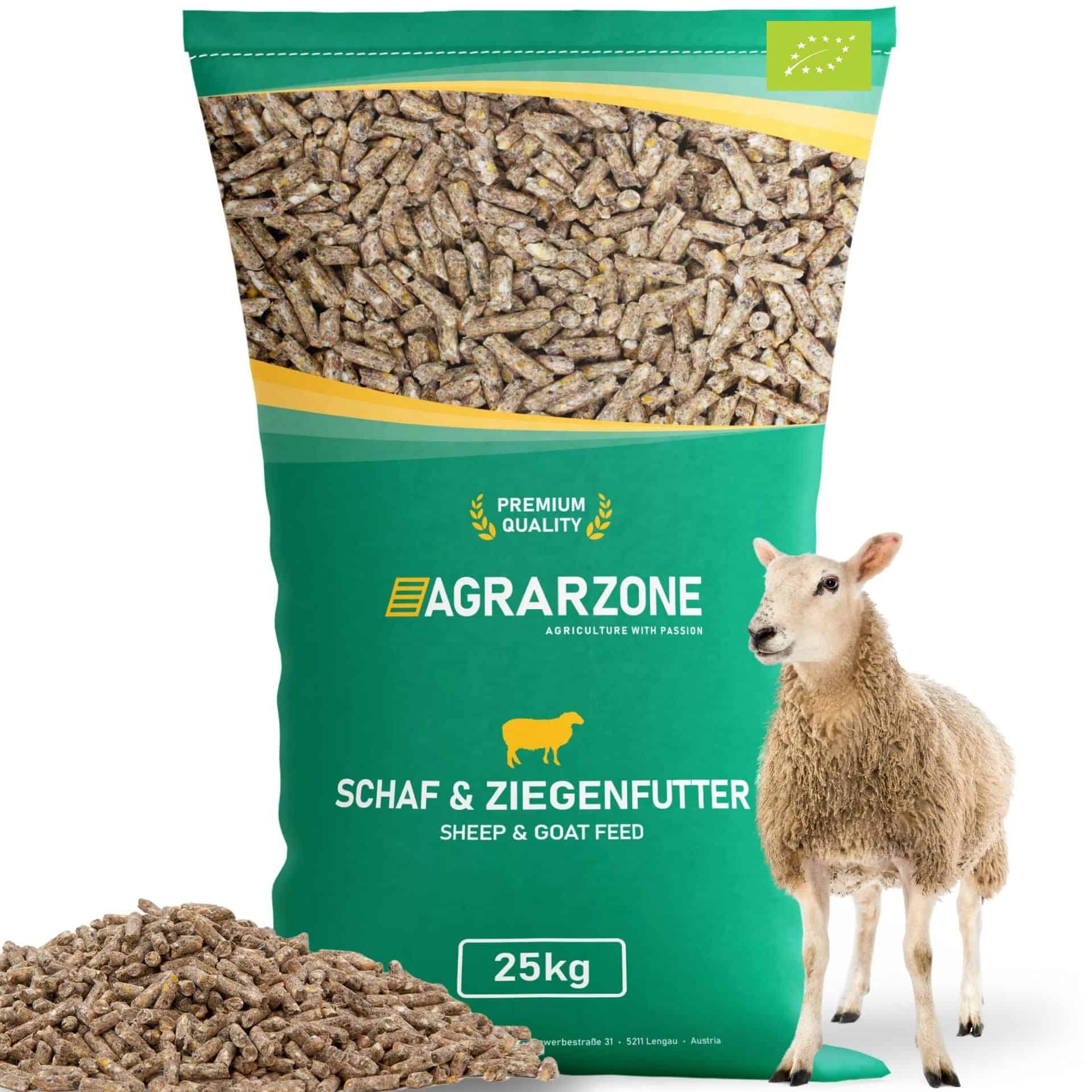 Nourriture Agrarzone bio pour moutons & chèvres en pellets 25 kg