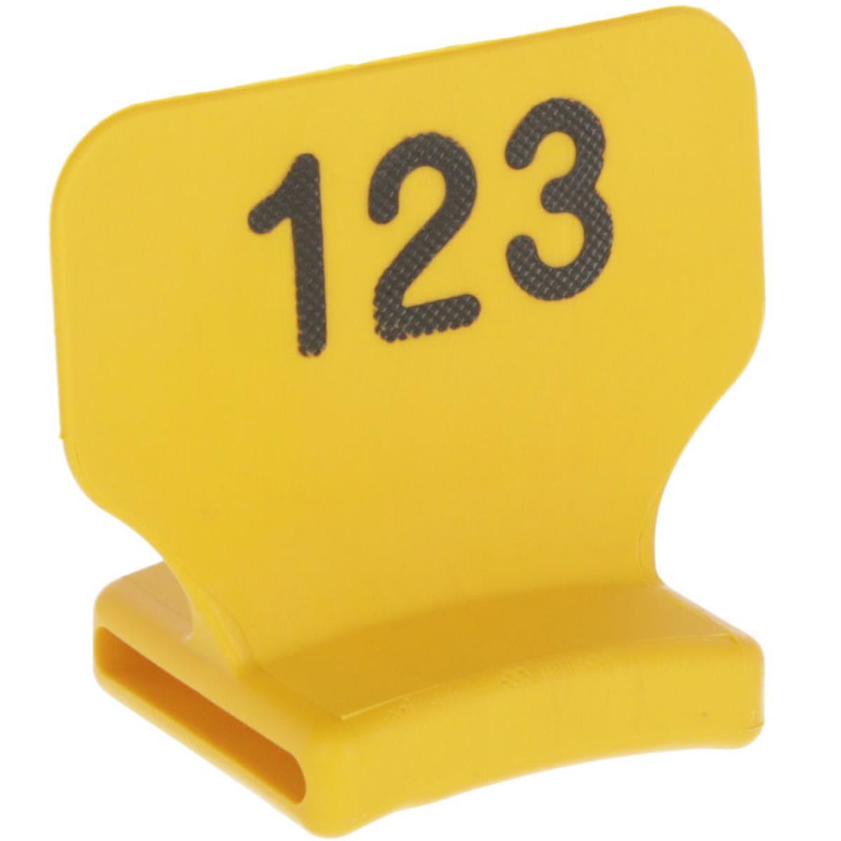 25x numéro de collier bloc de numéros 226-250